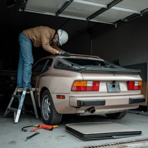 1986 Porsche 944 Sunroof Replacement Services in Austin