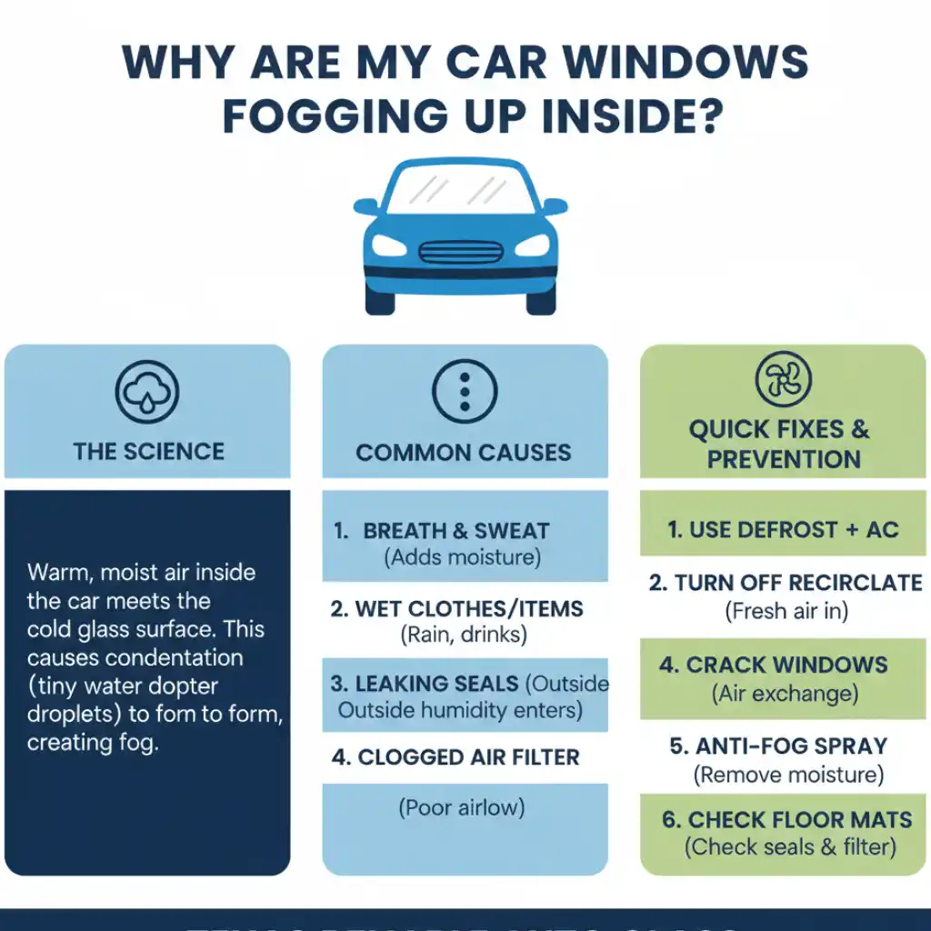 Why Are My Car Windows Fogging Up Inside