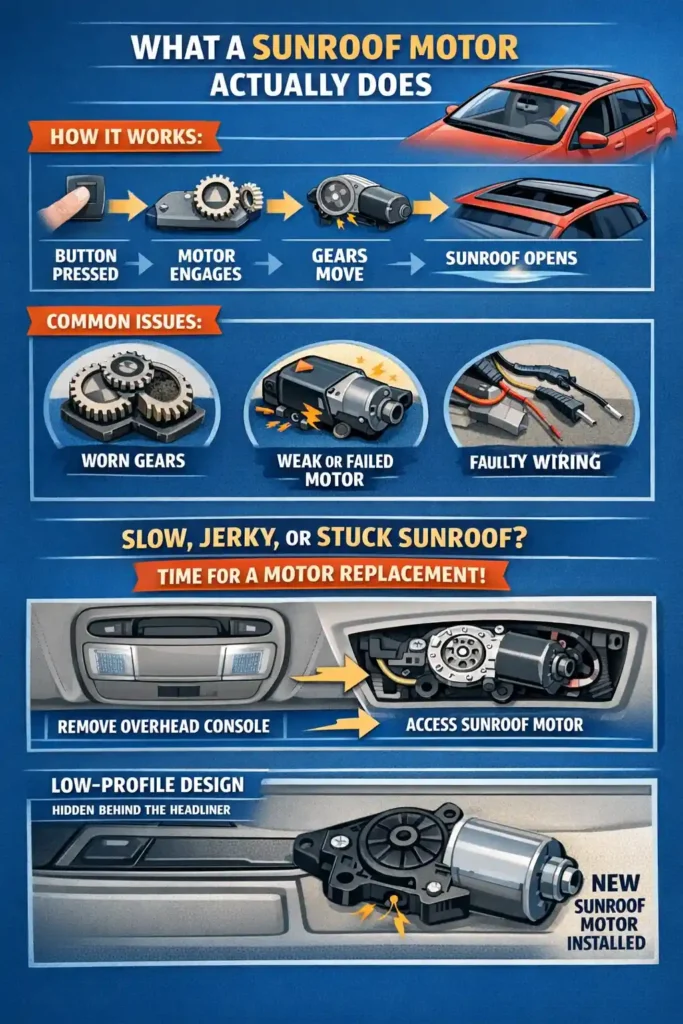 How To Replace a Sunroof Motor