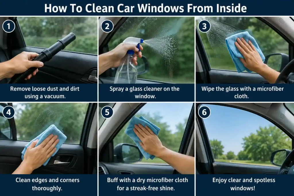 How To Clean Car Windows From Inside