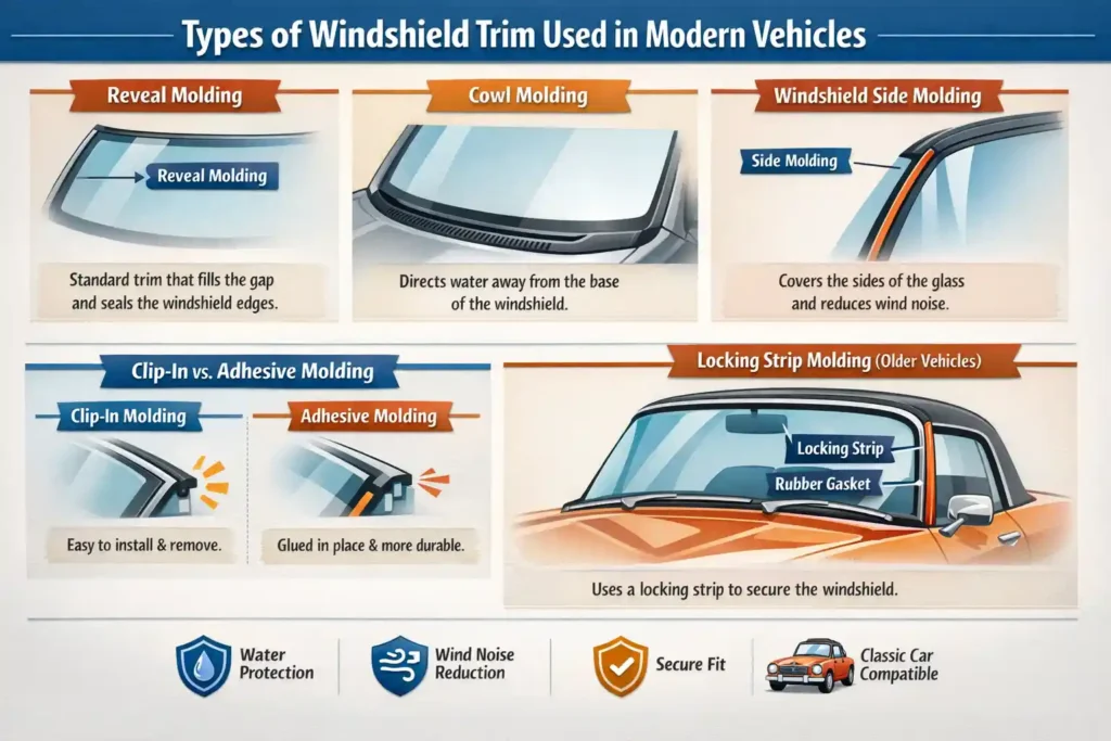 What Is The Windshield Trim Called?