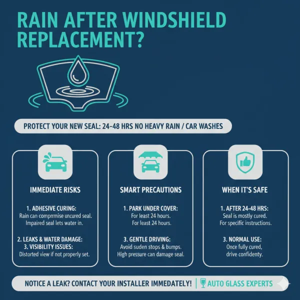 What If It Rains After Windshield Replacement?